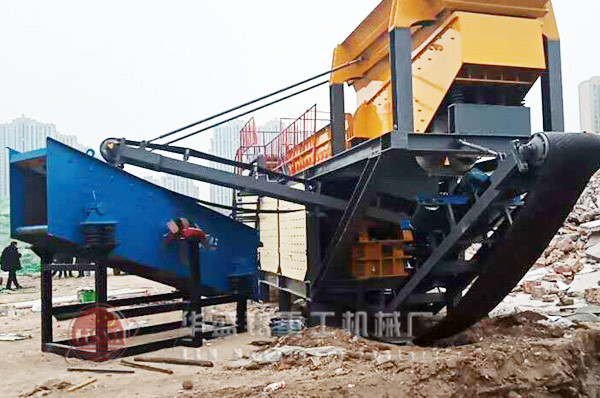 移動(dòng)對(duì)輥破碎機(jī)廠家，破碎哪些物料