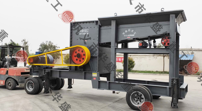 移動(dòng)對(duì)輥制砂機(jī)處理鵝卵石怎么樣？多少錢一臺(tái)？